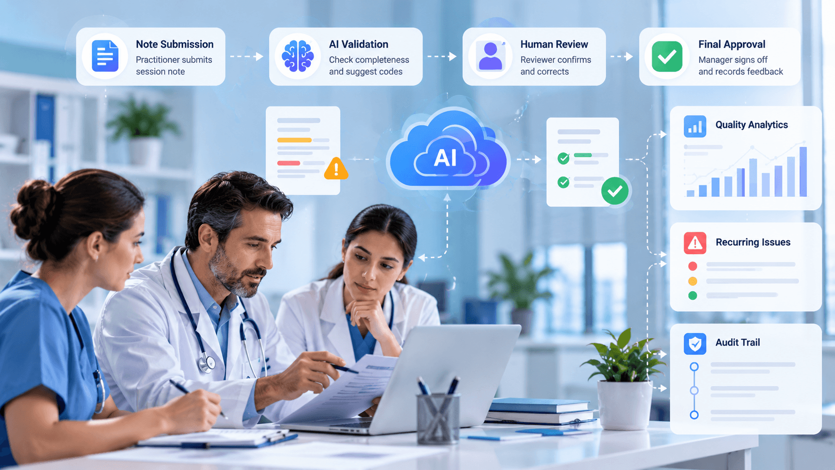 AI-Powered Clinical Documentation Review and Quality Assurance